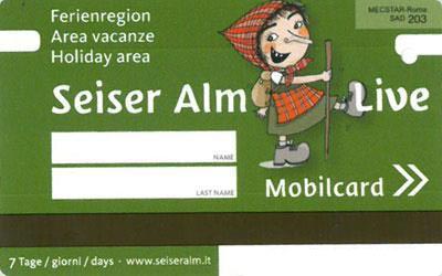 Seiseralm Live Card