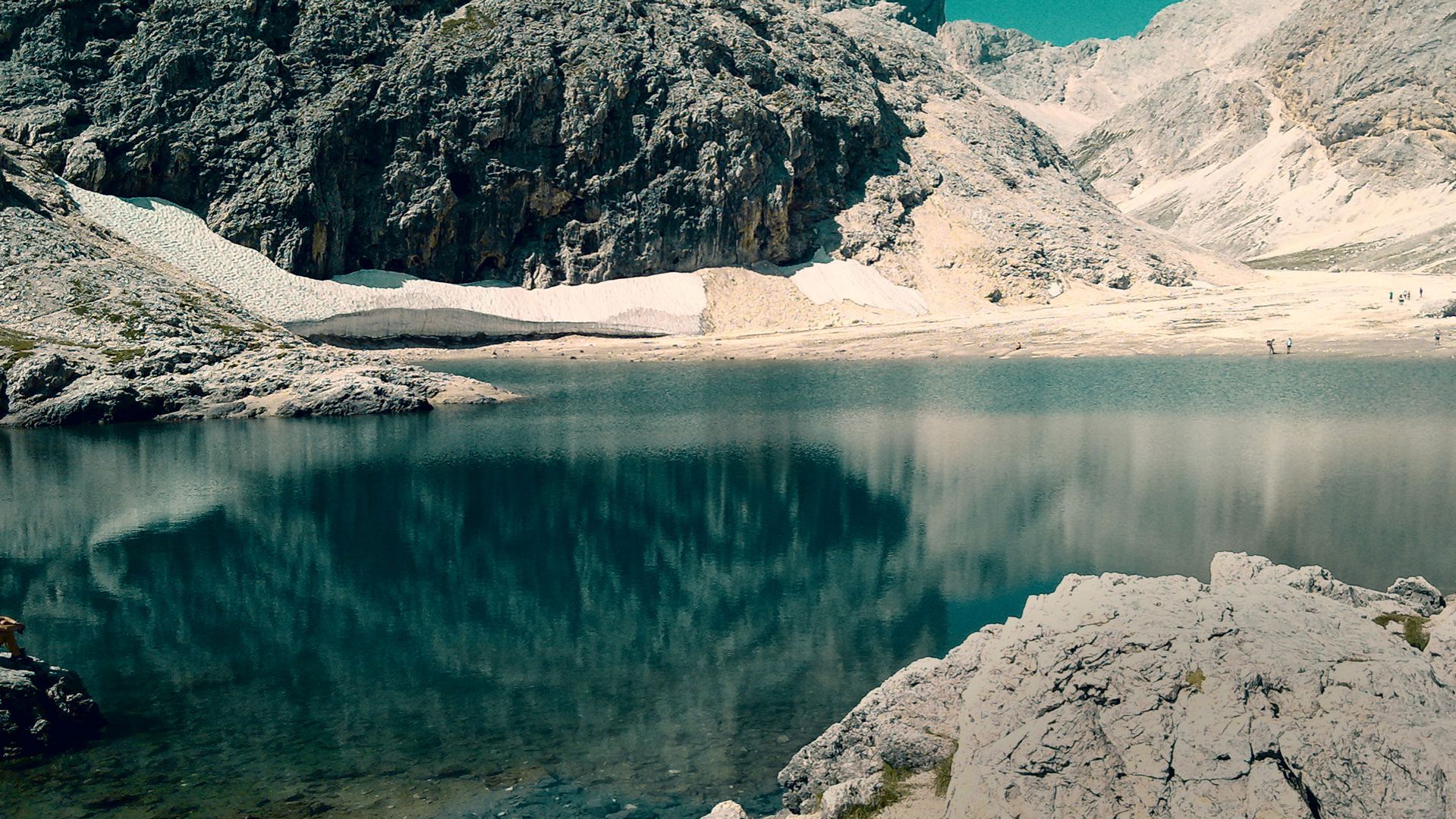 The Antermoia lake-Fichtenheim