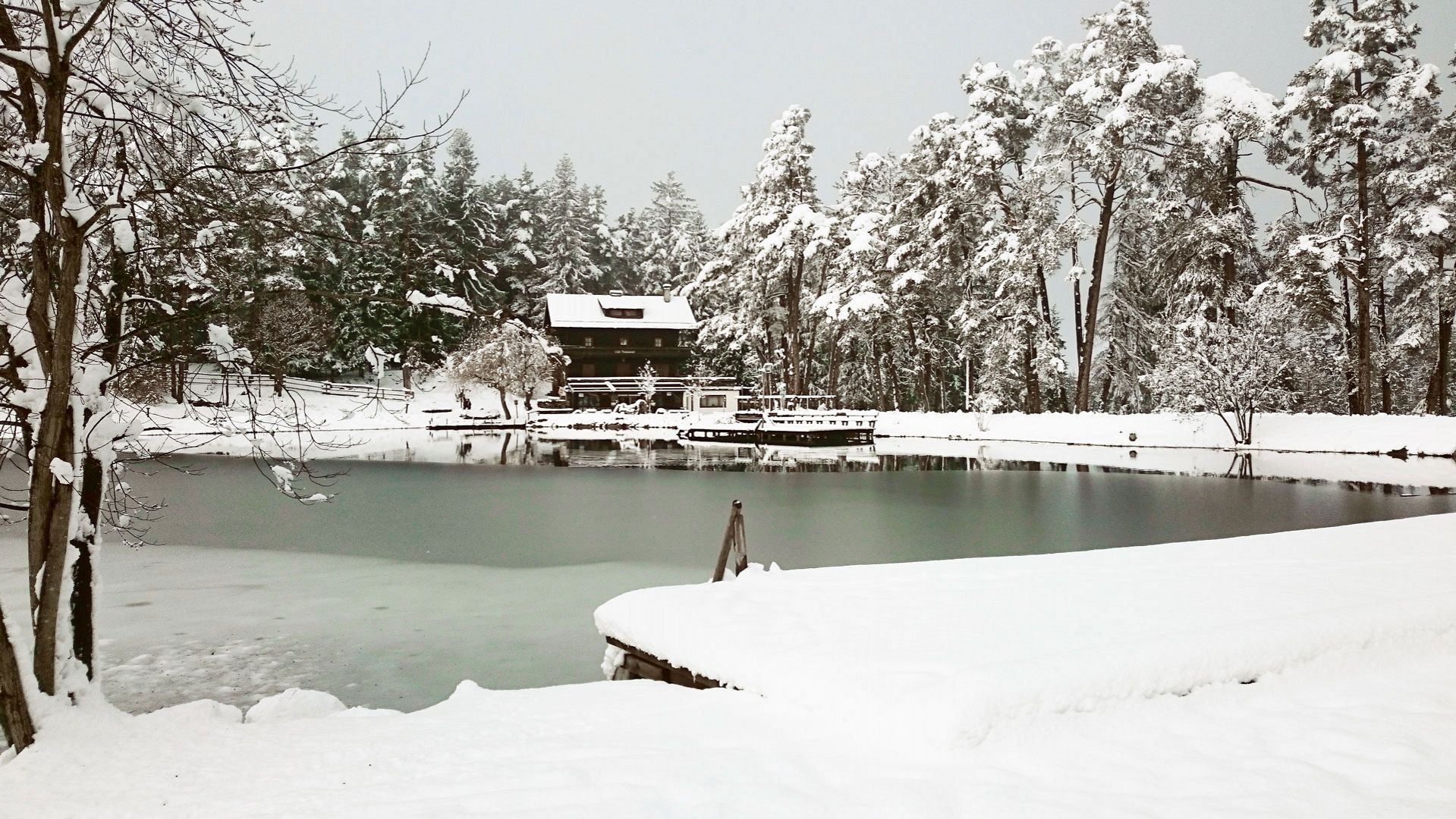 Lago di Fiè ghiacciato-Fichtenheim